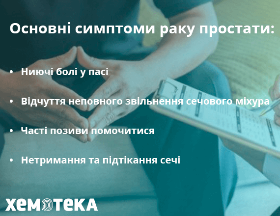 симптоми раку простати симптоми раку простати