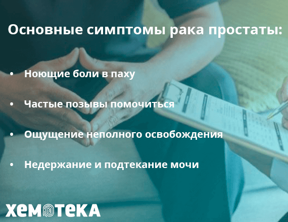 симптомы рака простаты симптомы рака простаты