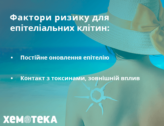 Епітеліальні клітини у групі ризику Епітеліальні клітини у групі ризику