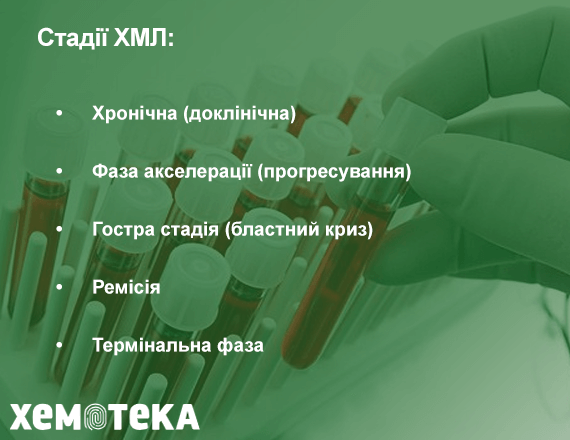 Стадії ХМЛ Стадії ХМЛ