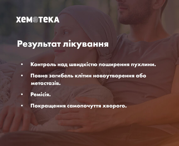 результат хіміотерапії результат хіміотерапії