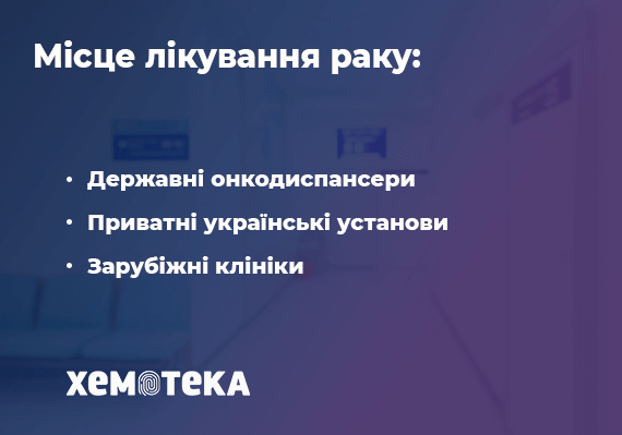 де лікувати рак де лікувати рак