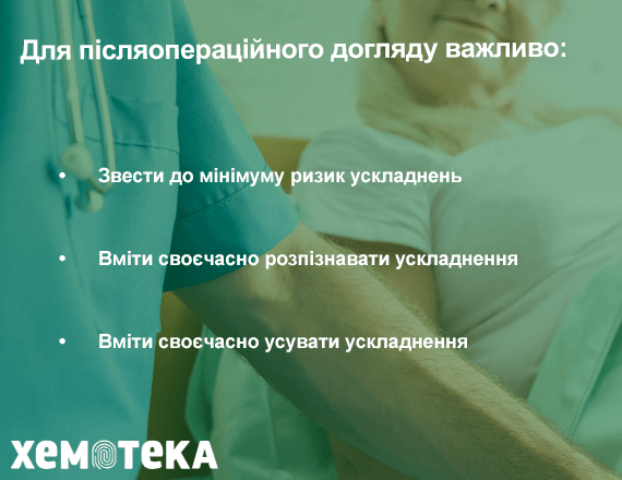 післяопераційний догляд післяопераційний догляд