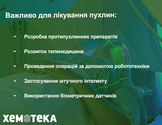 Важливо для лікування пухлин Важливо для лікування пухлин